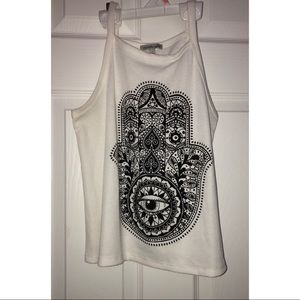 White tank top Charlotte Russe